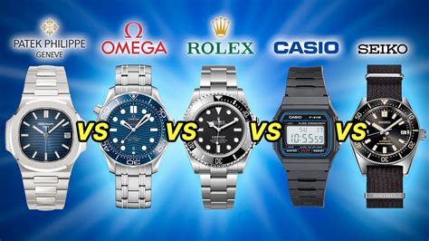 Omega VS Patek Philippe 